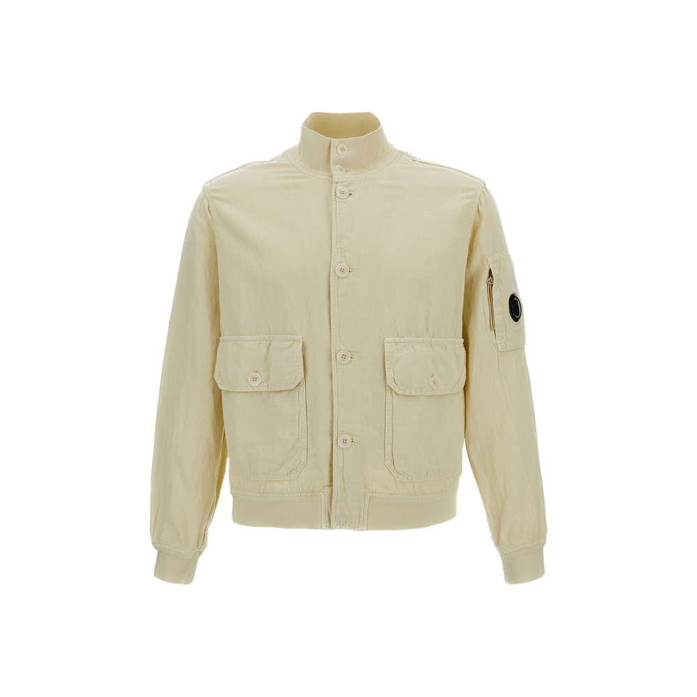 C.P. COMPANY Linen Blend Jacket